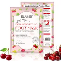 1 Pair Cherry Moisturizing Foot Masks Exfoliation Feet Trattamento Maschera per la cura della pelle Skins Skins Calzini per rimozione per calze per pedicure