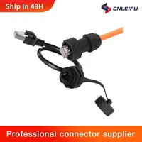 M20 Ethernet RJ45 Connector Outdoor LAN Kabel Waterdichte IP67 Industriële Auto Signaal Adapter Plug Socket