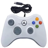 Hot Game Controller für Xbox 360 Gamepad 5 Farben USB-Kabel-PC für Xbox 360 Joystick-Joystick-Zubehör für Laptop-Computer-PC DHL