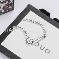 Classic Top Quality Gujiashuang g Thai silver eight character Bracelet new fashion trend Valentine's Day Gift Men's and women's straight hair