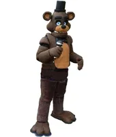 2019 년 공장 Freddy의 Fnaf 장난감에서 뜨거운 새로운 5 박 Creepy Freddy Fazbear 마스코트 의상 만화 캐릭터 성인 SZ