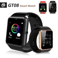 GT08 Bluetooth Smart Watches con slot per schede SIM per Android NFC Health X6 X7 T500 T500 + M16 Plus HW12 HW16 HW22 FK88 Guarda serie 5 6 SmartWatch