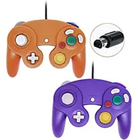 Top Quality Multi Colors Gamecube Game Controller Gamepad, Classic Wired Controllers Compatible with Wii Nintendo Game Cube Fast Shipping