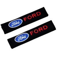 2pcs/Set Cotton flannel Seat Belt Pads protection Cover case Shoulder Pad for for Ford Focus 2 3 1 MK2 MK3 MK1 Fusion