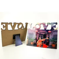 Sublimation Blanks Woodiness Photos Frame Home Bedroom Ornaments Painting DIY White Picture Frames MDF Square 9 8bd G2
