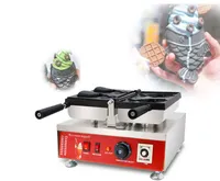 Gıda İşleme Ekipmanları Elektrikli 110 V 220 V-240 V Japon Tarzı Krem Taiyaki Makinesi Balık Koni Waffle Makinesi