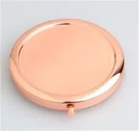 Make-up hand spiegels compact cosmetische multicolour diy spiegel ronde vouw originaliteit kleine geschenk effen metalen basis nieuwe aankomst 4 3rl m2