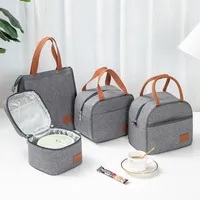 Модная изолированная тепло -кулер сумка для ланч -коробки для работы с пикником сумки для пикника