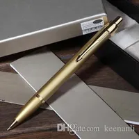 Ücretsiz Kargo Metal Altın Topu Kalem Seti Okul Ofis Malzemeleri Tükenmez Kalem Kırtasiye Rulo Topu İmza Kalem Ciddi Tükenmez Kalemler