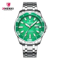 designer watches Business CHENXI Men Watch Silver Stainless Steel Black Casual Watch for Men Big Dial Waterproof High Quality Fashion Dress Wristwatch DT5W