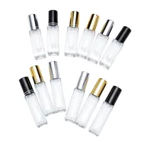 Alumimum Lids 4M-8Mll Transparent Glass Perfume Spray Bottle Square Fine Nist Cosmetics Travel Contenedor en Promotion