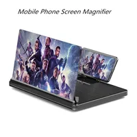 10/12 calowy ekran telefonu komórkowego Wspornik Magnioficzny 3D HD Telefon komórkowy Wzmacniacz Wideo Uniwersalny stojak na smartfon z składanym uchwytem