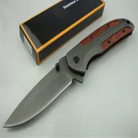 Browning knife DA43 3Cr13 Blade Rosewood Handle Titanium Tactical Pocket camping hunting folding Tool DA167 DA166 DA138