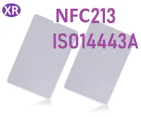 200pcs NFC NFC 213 RFID Card Smart Blank Card 13.56MHz RFID Card NFC Tag pour téléphone Compatible avec tous les téléphones NFC