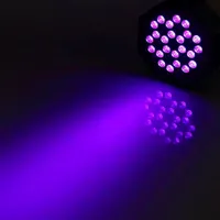 Nuevo diseño U'king 72W LEDS Luz púrpura DJ DISCO KTV PUB PUB ​​LED efecto LED Material de alta calidad LED Etapa Luz Control de voz