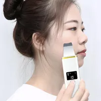 Mikrodermabrasion Hem Använd Skönhetsprodukter Elektrisk Ansiktsdöd Peeling Sonic Face Rengöring Spatel Ultraljud Skin Skrubber