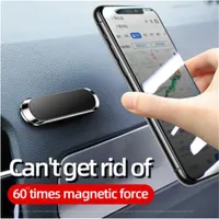 2021 Universal Mini Magnetic Car Phone Supporto Supporto Metal Magnete Mobile Telefono cellulare GPS Stand Auto Mount Dashboad Wall con pacchetto al dettaglio
