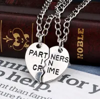 Partner in Crime Ketting Simple Friendship Getuige Hanger GSFN010 (met keten) MIX BESTEL 1 SETS = 2 stuks