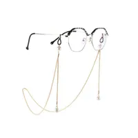 Sonnenbrillenrahmen Europäische und amerikanische grenzüberschreitende Verzierung Anti-Rutsch-Anti-Rutsch-Kreativzubehör Perle Brillen Kettengläser Co