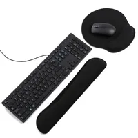 Mouse Pads Wrist Rests Mat Set Memory Sponge Hand Support Ratos Pad Ergonômico Descanso Anti Slip Teclado para Office Computador Portátil Est1