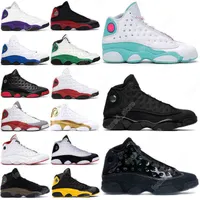 2023 Fashion Red Flint 13s Basketball Shoes For Men Women 13 Hyper Royal Court Purple Aurora Green Olive Black Cat Mens Trainers Sports Sneaker With Box