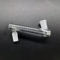 Groothandel Hookahs Glas Drop Down Adapter 14.5mm 18.8mm Mannelijk naar Femal Dropdown voor afgeschuinde Edge Quartz Banger Bong vs Ashcatcher