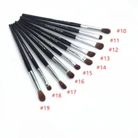 PRO Eye Shadow Makeup Brushes 10 11 12 13 14 15 16 17 18 19 Allover Anlged Tapered Crease Smudge Blending Shading Contouring Cosmetics Tools