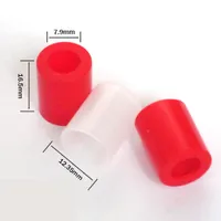 Packing Wide Bore Silicone Drip Tip Cover Soft Silicone Mouthpiece Disposable Rubber Test Tips Cap Tester For Tank Atomizers
