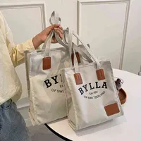 Shopping Bags Sac main en toile pour femmes, grande capacit, fourre-tout dcontract, voyage, livre, Shopping, 2021, 7556 220304