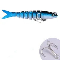 Ny 10 Färg 9cm 7g Bass Fishing Lures Färskvatten Fisk Lure Swimbaits Slow Sinking Gears LifeLike Lure Glide Bait Tackle Kits (DHL)