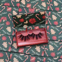 Christmas Gift 3D False Eyelashes 1 Pair Soft 12 Styles Long Thick Cross Natural Makeup Faux Eye Lashes Extension