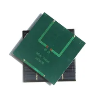 Module de cellules solaires Buheshui 18V 18V 100 * 100mm Chargeur de panneau solaire pour la batterie 12V 100 * 100mm 10pcs