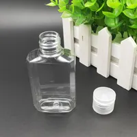 60ml Empty Hand Sanitizer Gel Soap Liquid Bottle Clear Squeezed Pet Sub Travel Whole a28
