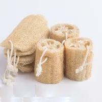 Naturlig loofah luffa badleveranser miljöskydd produkt ren exfoliate gnid tillbaka mjuk loofah handduk pensel kruka tvätt 12 p2