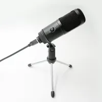 Потоковое микрофон USB Metal Condenser Microphones для ноутбука компьютерная студия Studio Streaming Karaoke YouTube Tiktok