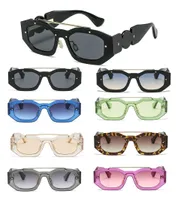 Küçük Kare Klasik Güneş Gözlüğü Erkek Kadın Marka Sıcak Satış Güneş Gözlükleri Vintage ulculos UV400 óculos de Sol 8 Renkler 10 adet