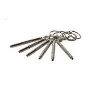 Multifunktions-Keychain-Metallschraube Schraubendreher 3 in 1 Schlüsselring-Mini-Brille Watch-Werkzeug-Schlüsselschnalle-Zubehör M2