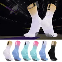 Nuevos calcetines de élite Hombres Calcetines de baloncesto para hombre Toalla profesional Parte inferior Tubo medio Tubo Moda Formación Correr Fútbol Deportes Socking Mujer Alta Calidad