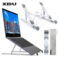 XIDU Dizüstü Bilgisayar Için Alüminyum Standı MacBook Pro Tutucu Ayarlanabilir Destek Baz Dizüstü Standı Taşınabilir Laptop Braketi 11-14 inç AA220314