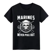 Homens camisetas Corpo de fuzileiros navais dos homens veterano camiseta Custom Algodão Grupo Kawaii Fitness Casual Primavera Lazer Camiseta1