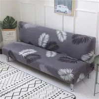 Gedrukte Bloem Sofa Bed Cover Vouwen Elastische Snipcovers Goedkope Couch Cover Stretch Meubels Covers Single Sofa Cover LJ201216