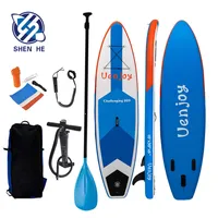 Shen He Surfboards Decoratie Goedkope SUP's Surf Opblaasbare Paddle Board Custom Isup Drop PVC Branding Wake Surfplank