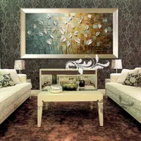 Di alta qualità enorme a mano contemporaneo enorme decorazione astratta paesaggio flowertree wall art pittura a olio su tela multi formati personalizzati