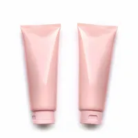 200ml 200g 25st tomt rosa kosmetisk mjuk rör plast lotion shampoo cream squeeze packaging flip lock flaska behållare