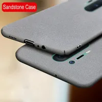 Telefonväskor för OnePlus 8 7T 7 PRO 6T 6 Case Slim Sandstone Matte Anti-Skid ShockoProof Hard Cover för ett plus 8 Pro Capa