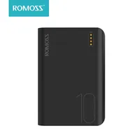 romoss sense4 미니 전원 은행 10000mah 빠른 충전 PowerBank 10000mah Xiaomi에 대 한 iPhone 용 휴대용 외부 배터리 충전기