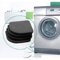 4 stks / partij Hoge kwaliteit Wasmachine Schokkussens Antislip Matten Koelkast Anti-Vibration Pad Ptbar