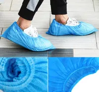 100 Stks Disposable Shoe Covers Indoor Reinigingsvloer Niet-geweven stof overschoenen Boot Antislip Geurbestendig Galosh Voorkom Natschoenen Covers
