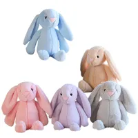 30 cm Pasqua coniglio giocattolo festivo morbido peluche bambola bambola lungo orecchie farcite conigli comfort bambini per bambini bambole divano letto cuscino decorazioni