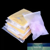 50 шт. Matte Clear Plastic Storage Package Bag Сумка для хранения ZIP Lock Самоучка для одежды Косметические электронные продукты Пакет Poly Bag